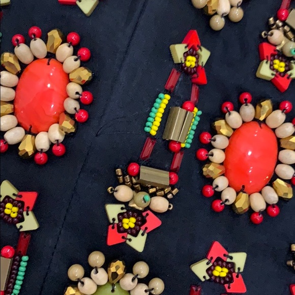 Alice and Olivia Beaded Cropped Saraphina Bustier - Picture 4 of 5